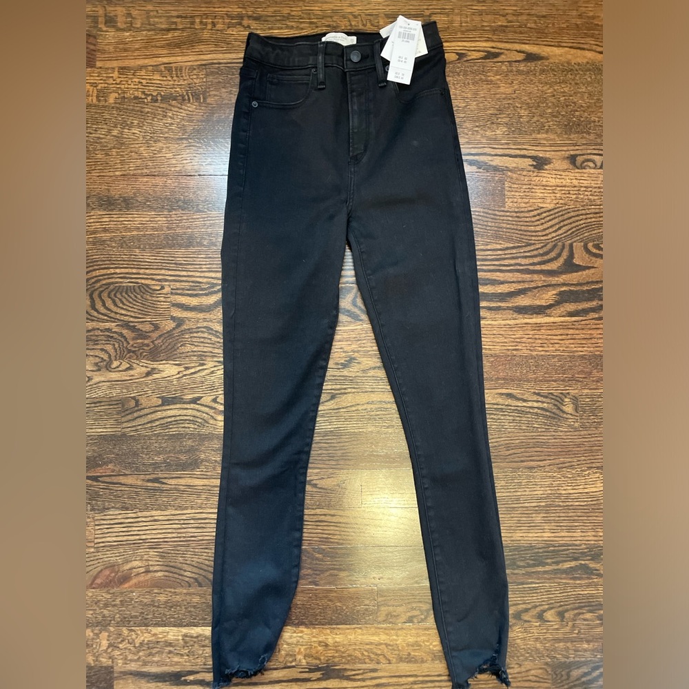 Abercrombie & Fitch NWT High Rise Skinny Ankle Jeans Size 25L
